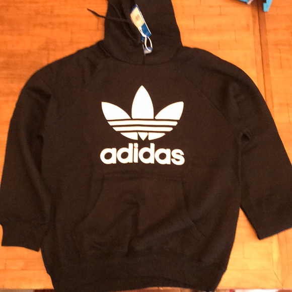 adidas Sweaters - Black pullover hoodie